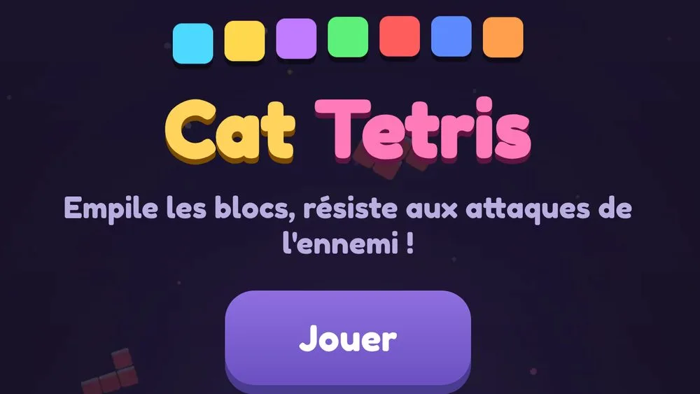 Cat Tetris — jeu mobile de puzzle
